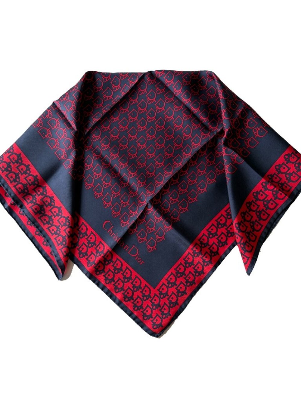 Vintage Christian Dior Silk Trotter Scarf